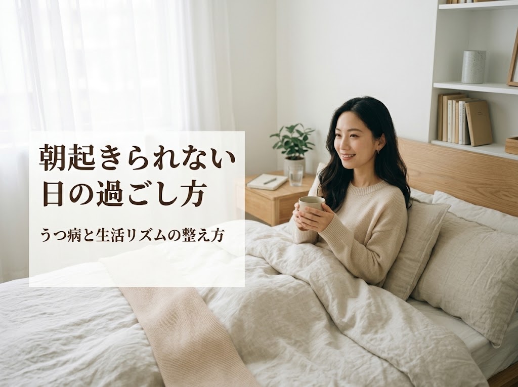 朝起きられない日の過ごし方|うつ病と生活リズムの整え方